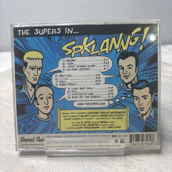 The Supers – Spklanng! (CD, Pop Garage Rock, 1997, Pop Detective Records) - Picture 2 of 5